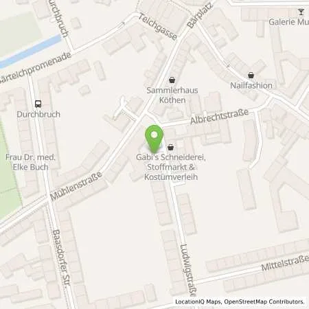 Standortübersicht der Tankstelle Hotel Anhalt GmbH in 06366 Köthen