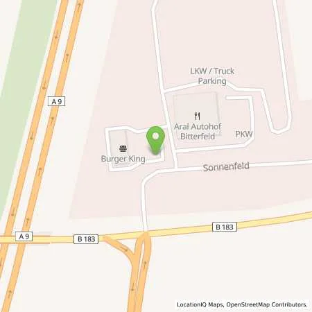 Standortübersicht der Tankstelle EnBW mobility+ AG und Co.KG in 06749 Bitterfeld
