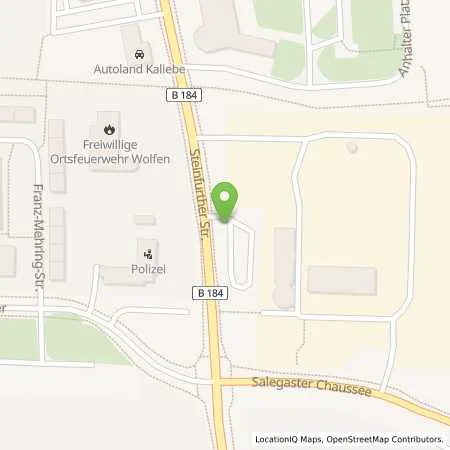 Standortübersicht der Tankstelle Stadtwerke Bitterfeld-Wolfen GmbH in 06766 Bitterfeld-Wolfen