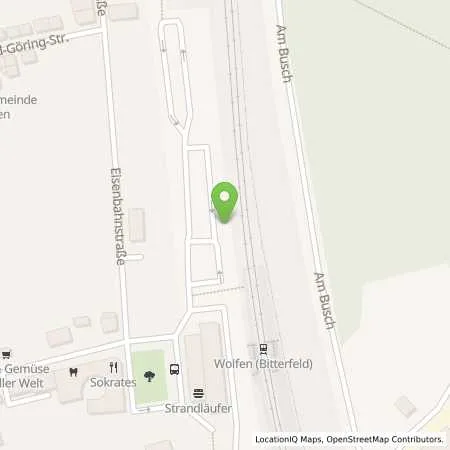 Standortübersicht der Tankstelle Stadtwerke Bitterfeld-Wolfen GmbH in 06766 Bitterfeld-Wolfen