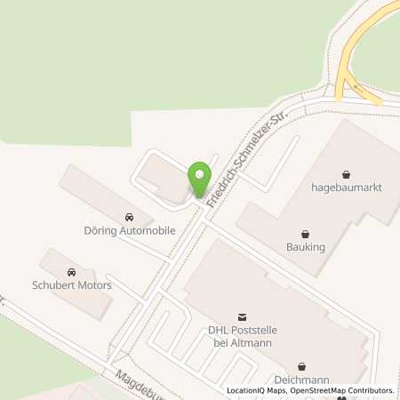 Standortübersicht der Strom (Elektro) Tankstelle: Autohaus Weber GmbH in 39340, Haldensleben
