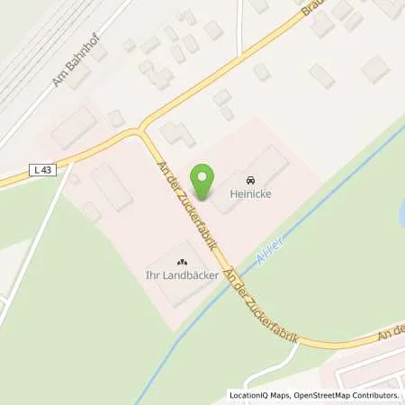 Standortübersicht der Tankstelle AH-Heinicke Inh. Dietmar Steffens in 39356 Oebisfelde (Weferlingen OT Weferlingen)