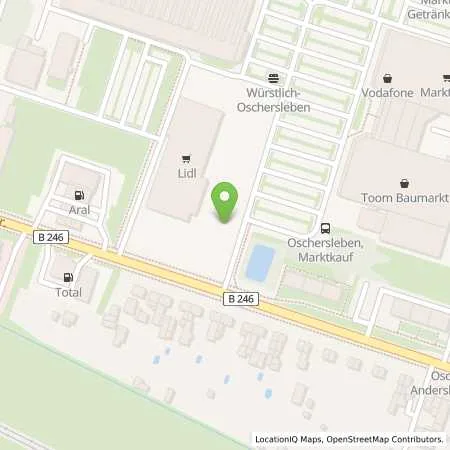 Standortübersicht der Tankstelle Lidl Dienstleistung GmbH & Co. KG in 39387 Oschersleben