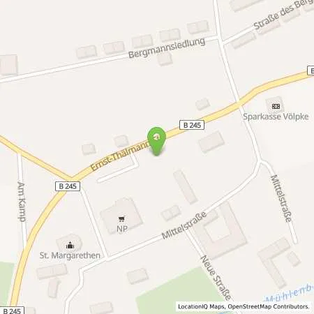 Standortübersicht der Tankstelle Charge-ON in 39393 Völpke