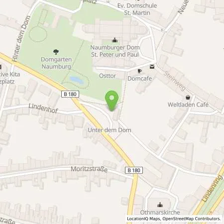 Standortübersicht der Tankstelle Technische Werke Naumburg GmbH in 06618 Naumburg