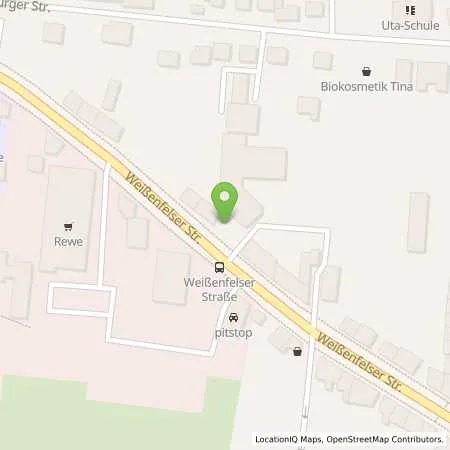 Standortübersicht der Tankstelle Technische Werke Naumburg GmbH in 06618 Naumburg