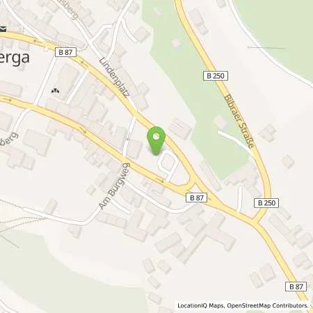 Standortübersicht der Tankstelle Thüringer Energie AG in 06648 Eckartsberga