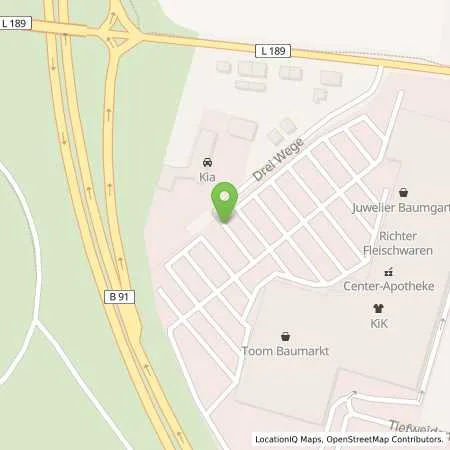 Standortübersicht der Tankstelle Gerth-Mobile e.Kfm. in 06667 Weißenfels