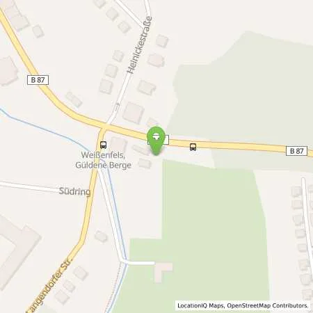 Standortübersicht der Tankstelle Stadtwerke Weißenfels GmbH in 06667 Weißenfels