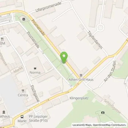 Standortübersicht der Tankstelle Stadtwerke Weißenfels GmbH in 06667 Weißenfels