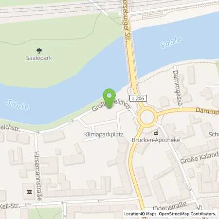 Standortübersicht der Tankstelle Stadtwerke Weißenfels GmbH in 06667 Weißenfels