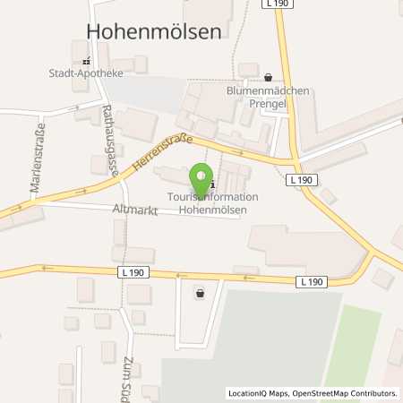 Standortübersicht der Strom (Elektro) Tankstelle: envia Mitteldeutsche Energie AG in 06679, Hohenmlsen