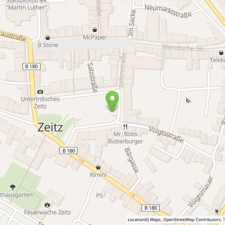 Standortübersicht der Strom (Elektro) Tankstelle: Stadtwerke Zeitz GmbH in 06712, Zeitz