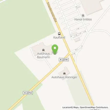 Standortübersicht der Tankstelle Automobile Baumann GmbH in 06712 Zeitz