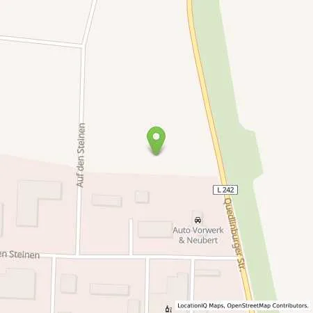 Standortübersicht der Tankstelle Autodienst Jahnsmüller GmbH in 06485 Quedlinburg