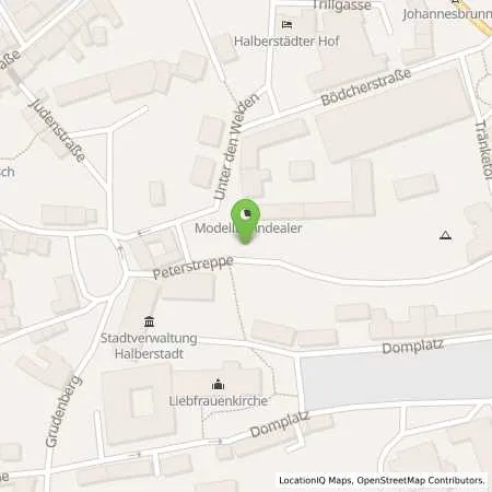 Standortübersicht der Tankstelle Halberstadtwerke GmbH in 38820 Halberstadt