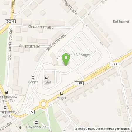 Standortübersicht der Tankstelle Stadtwerke Wernigerode GmbH in 38856 Wernigerode