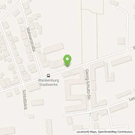 Standortübersicht der Tankstelle Stadtwerke Blankenburg GmbH in 38889 Blankenburg (Harz)