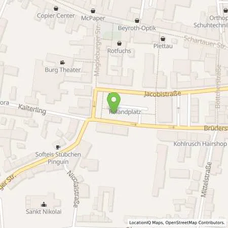 Standortübersicht der Tankstelle Stadtwerke Burg GmbH in 39288 Burg