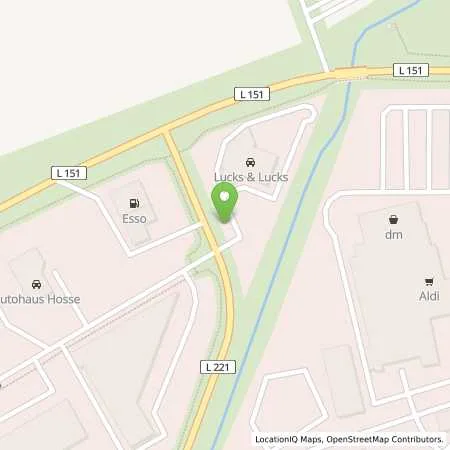 Standortübersicht der Tankstelle Autohaus Lucks & Lucks GmbH & Co.KG in 06526 Sangerhausen