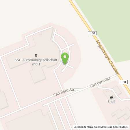 Standortübersicht der Strom (Elektro) Tankstelle: S & G Automobil GmbH in 06193, Petersberg