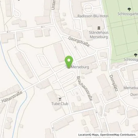 Standortübersicht der Tankstelle Stadtwerke Merseburg GmbH in 06217 Merseburg