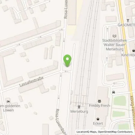 Standortübersicht der Tankstelle Stadtwerke Merseburg GmbH in 06217 Merseburg