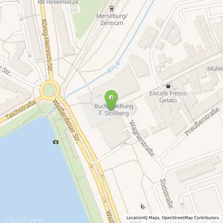 Standortübersicht der Tankstelle Stadtwerke Merseburg GmbH in 06217 Merseburg