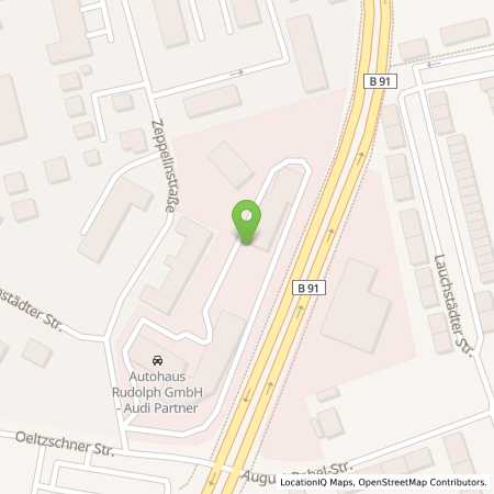 Standortübersicht der Strom (Elektro) Tankstelle: Autohaus Rudolph GmbH in 06217, Merseburg