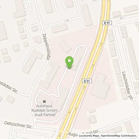 Standortübersicht der Tankstelle Autohaus Rudolph GmbH in 06217 Merseburg