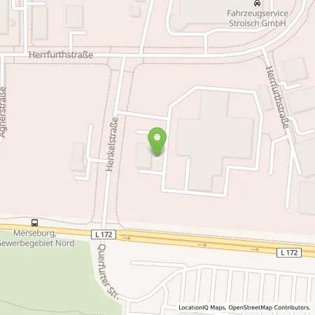 Standortübersicht der Tankstelle S & G Automobil GmbH in 06217 Merseburg