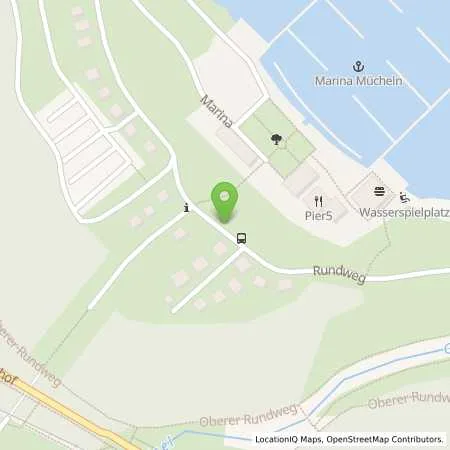 Standortübersicht der Tankstelle Walter Fritz Deutsche Gesellschaft für Energieversorgung mbH in 06249 Mücheln (Geiseltal)