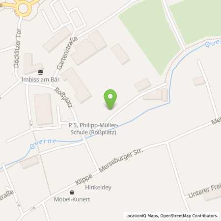 Standortübersicht der Strom (Elektro) Tankstelle: envia Mitteldeutsche Energie AG in 06268, Querfurt