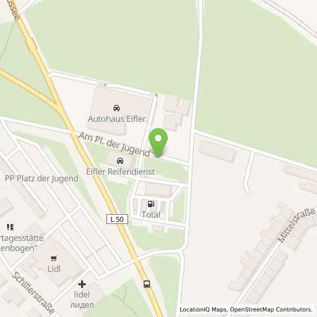 Standortübersicht der Tankstelle Stadtwerke Bernburg GmbH in 06406 Bernburg (Saale)