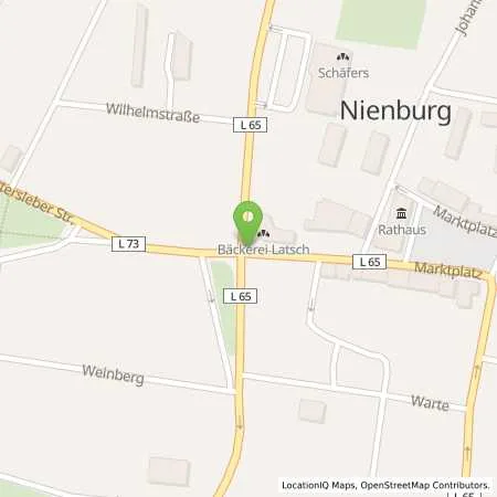 Standortübersicht der Tankstelle Stadt Nienburg (Saale) in 06429 Nienburg (Saale)