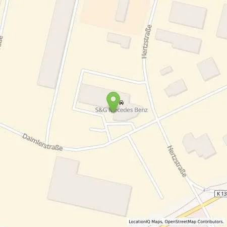 Standortübersicht der Tankstelle S & G Automobil GmbH in 06449 Aschersleben