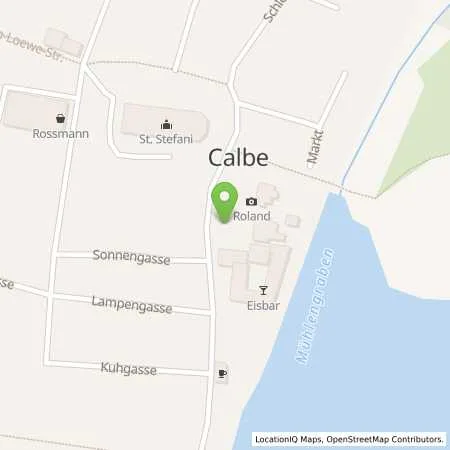 Standortübersicht der Tankstelle Charge-ON in 39240 Calbe