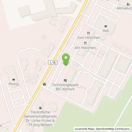 Standortübersicht der Tankstelle Stadtwerke - Altmärkische Gas-, Wasser- und Elektrizitätswerke GmbH Stendal in 39576 Stendal