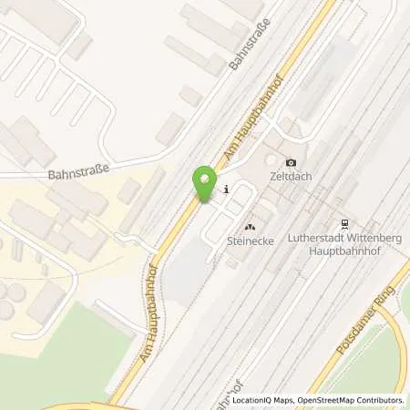 Standortübersicht der Tankstelle Stadtwerke Lutherstadt Wittenberg GmbH in 06886 Lutherstadt Wittenberg