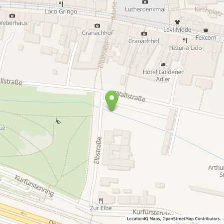 Standortübersicht der Tankstelle Stadtwerke Lutherstadt Wittenberg GmbH in 06886 Lutherstadt Wittenberg