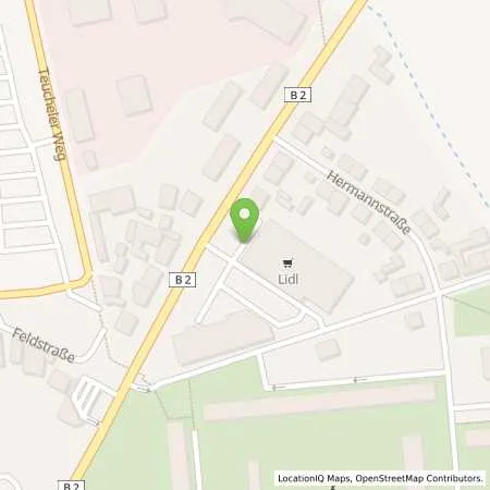 Standortübersicht der Tankstelle Lidl Dienstleistung GmbH & Co. KG in 06886 Wittenberg