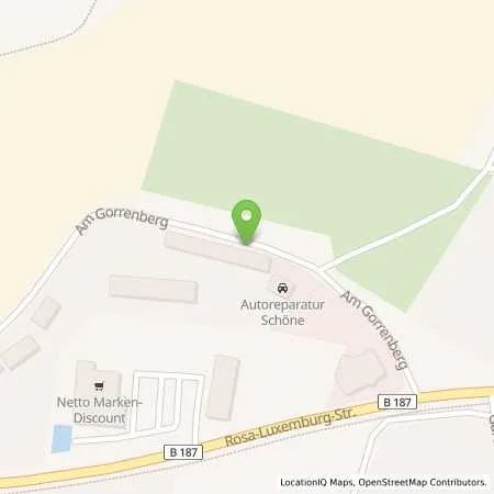 Standortübersicht der Tankstelle Autoreparatur Schöne in 06917 Jessen/Elster