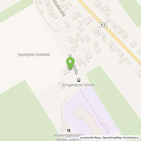 Standortübersicht der Tankstelle Gemeinde Eddelak in 25712 Eddelak
