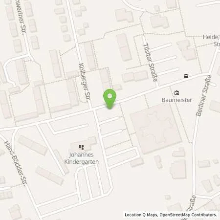 Standortübersicht der Tankstelle Stadtwerke Heide GmbH in 25746 Heide