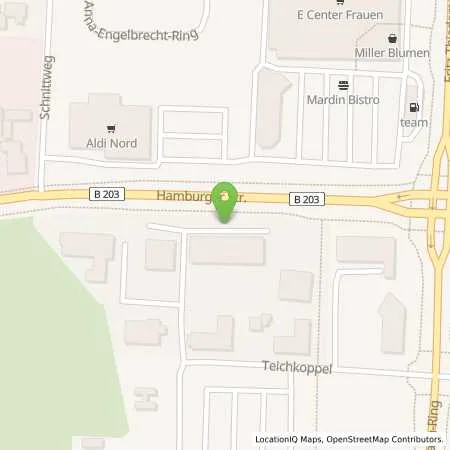 Standortübersicht der Tankstelle Stadtwerke Heide GmbH in 25746 Heide