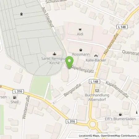 Standortübersicht der Tankstelle Stadtwerke Heide GmbH in 25767 Albersdorf