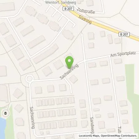 Standortübersicht der Tankstelle ewerk Sachsenwald GmbH in 21465 Reinbek