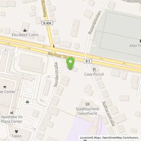 Standortübersicht der Tankstelle Stadtwerke Geesthacht GmbH in 21502 Geesthacht