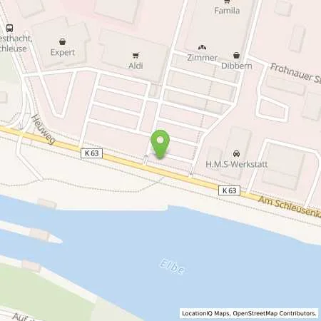 Standortübersicht der Tankstelle FAMILA-Warenhaus Lübeck GmbH & Co. KG in 21502 Geesthacht