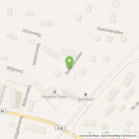 Standortübersicht der Tankstelle ewerk Sachsenwald GmbH in 21521 Wohltorf